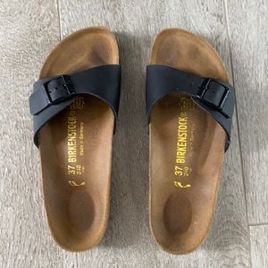 Authentic Black Birkenstock Madrid 6.5